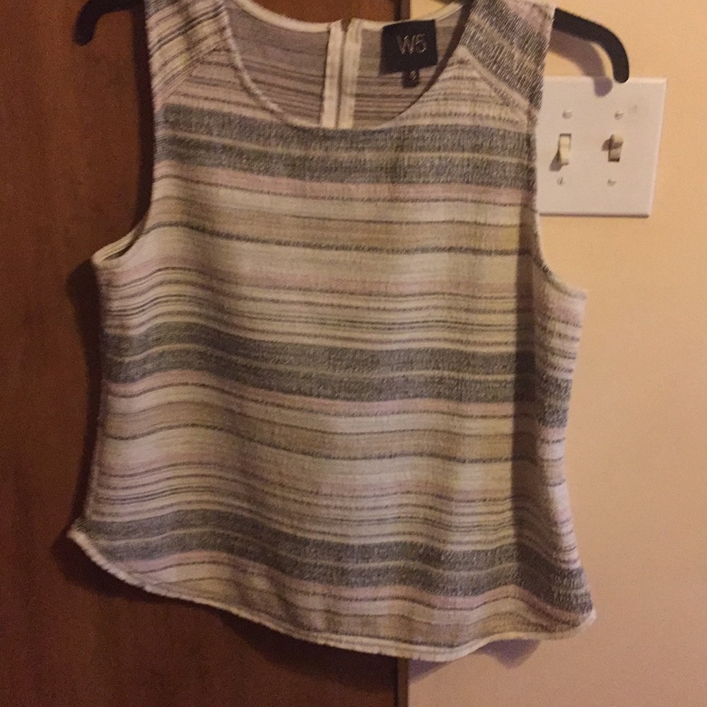 Sleeveless summer top